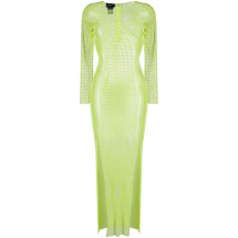 [SANTA BRAND] Long sleeve dress SS23 DIAMONDMAXIDRESSGREEN