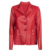 [LIVEN] Leather Jacket SS22 LIV823P0880RED