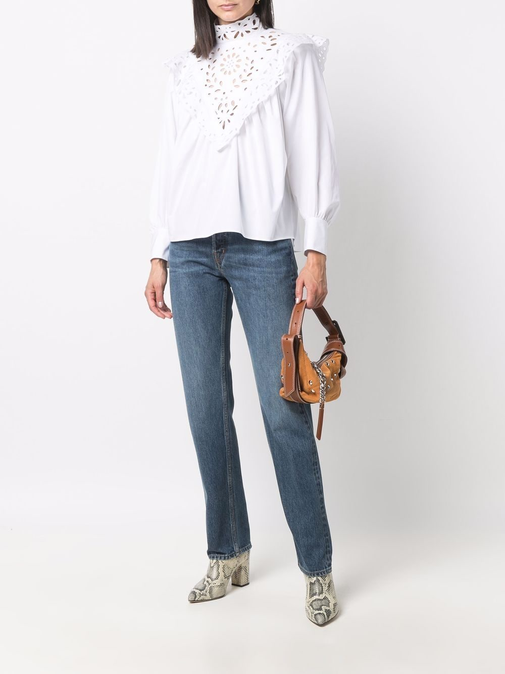 [Chloe] Shirts Long Sleeve SS22 CHC22SHT31481101