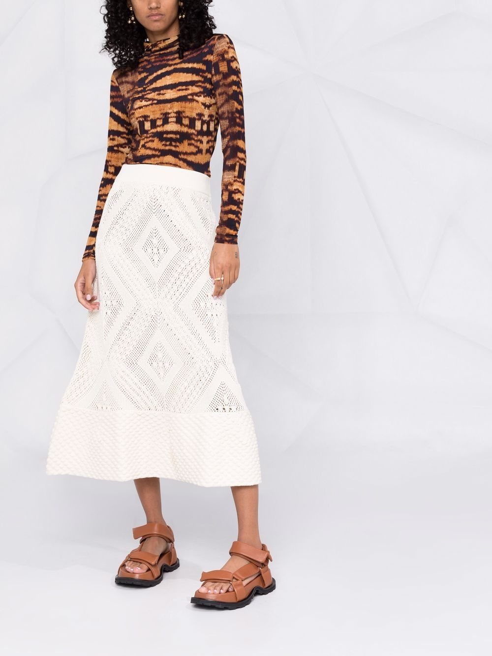 [Jil Sander] Midi skirt SS22 JSPU751058WUY25008104