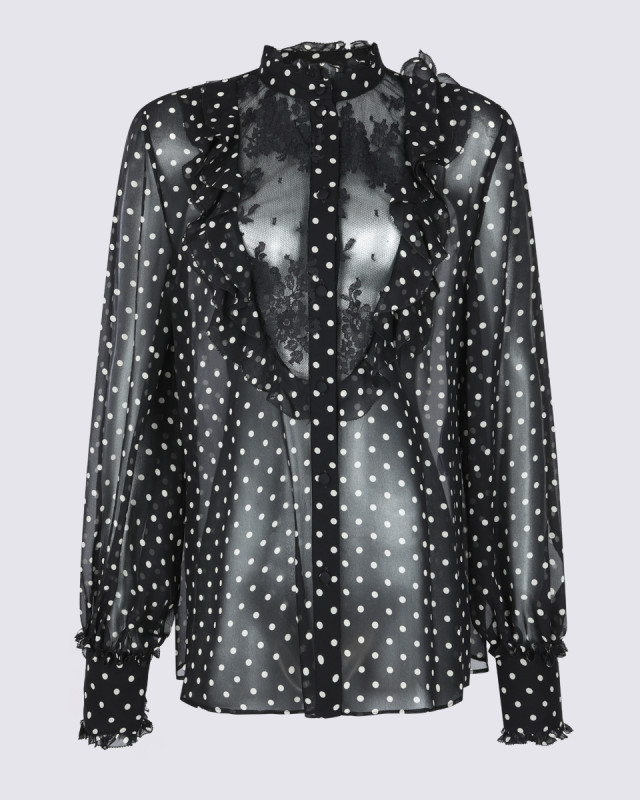 [Valentino] Shirts Long Sleeve SS25 6B0AB7J19ABTB1