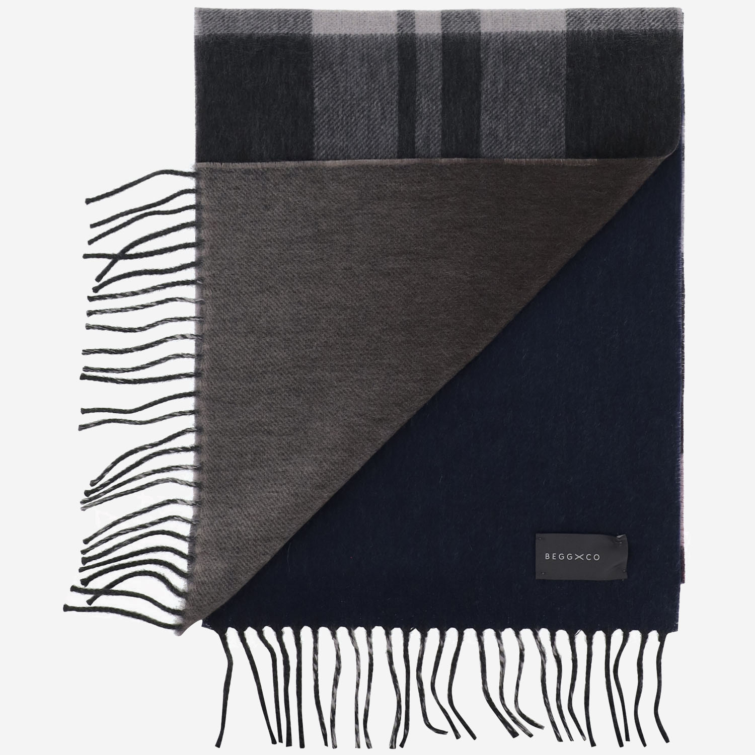 [ALEX BEGG] Scarf FW24 TARANSAYRIMECIMMERIAN CARBON