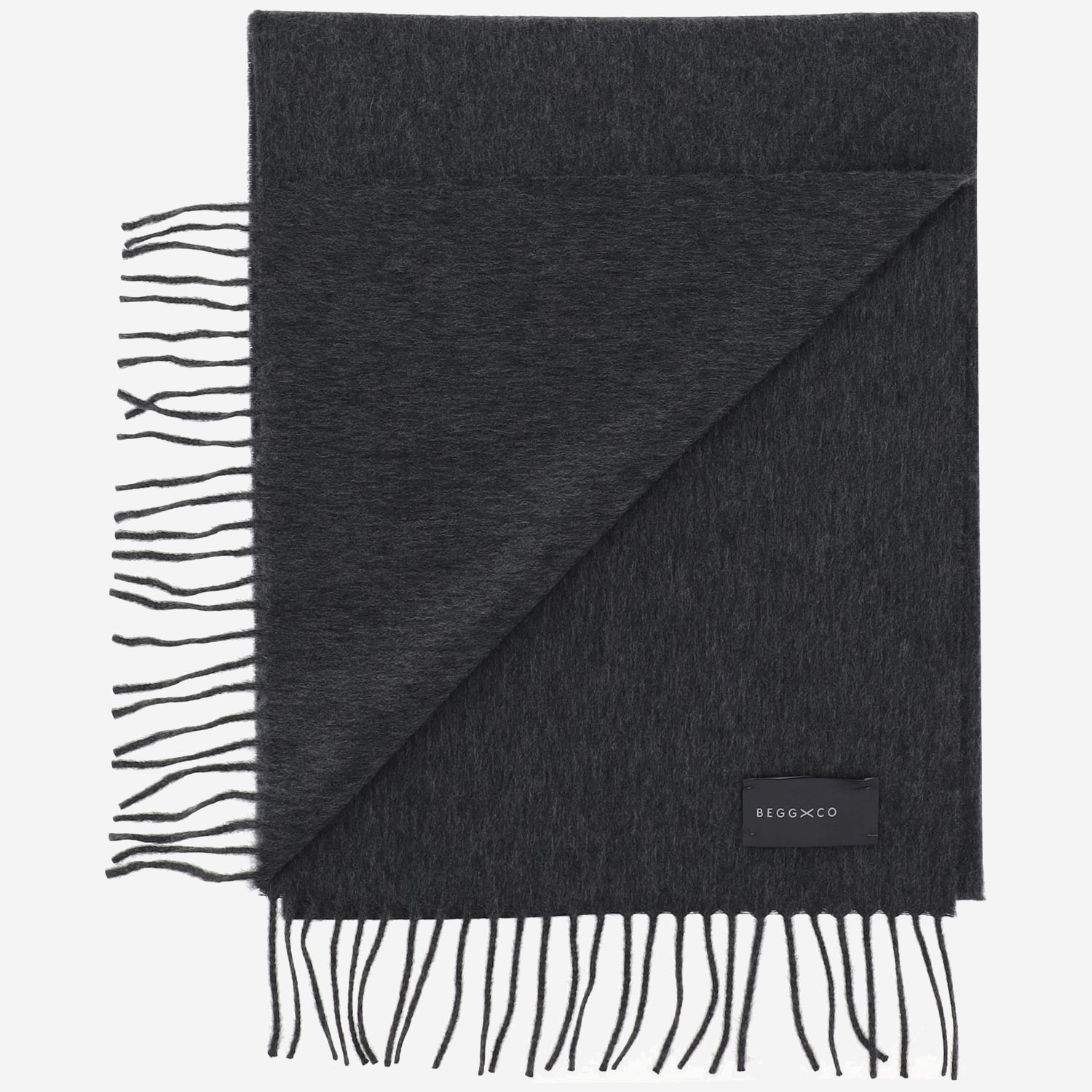 [ALEX BEGG] Scarf FW24 ARRANFERGUSONDARK GREY