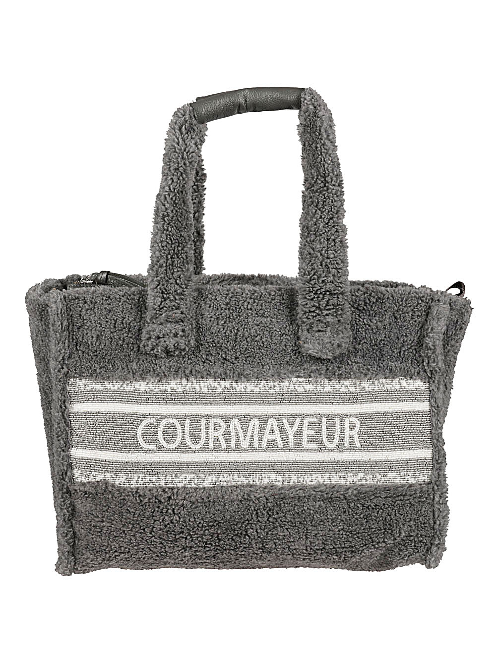 [De Siena] Tote bag FW22 1026COURMAYEURSILVERGREY