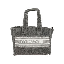 [De Siena] Tote bag FW22 1026COURMAYEURSILVERGREY