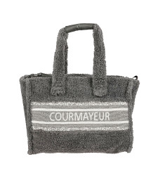 [De Siena] Tote bag FW22 1026COURMAYEURSILVERGREY