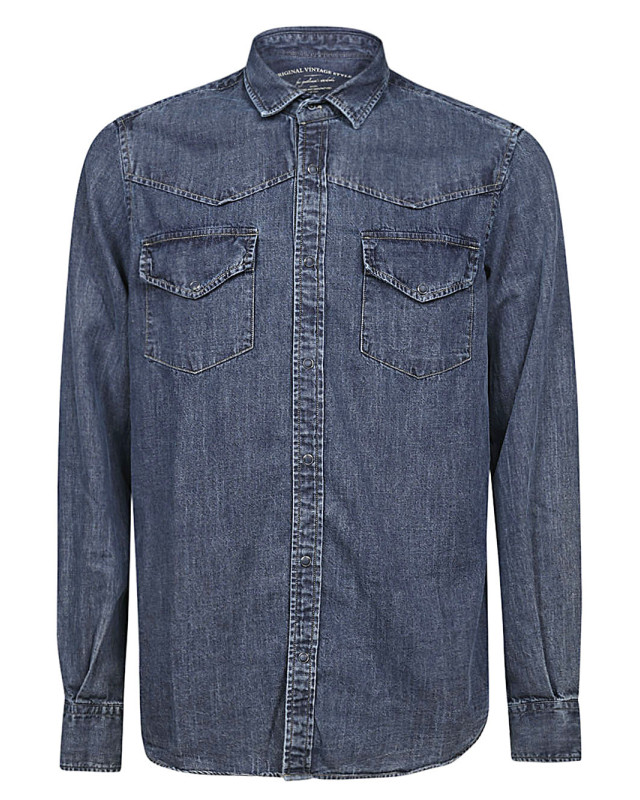[Original Vintage] Shirts Long Sleeve SS22 TESLA308TO308BLU