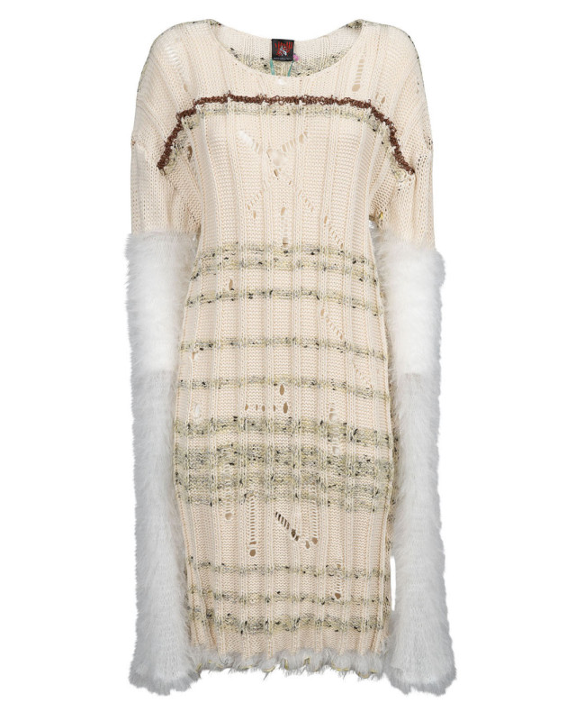 [VITELLI] Long sleeve dress SS22 OKT016SIBERIANCATMULTI