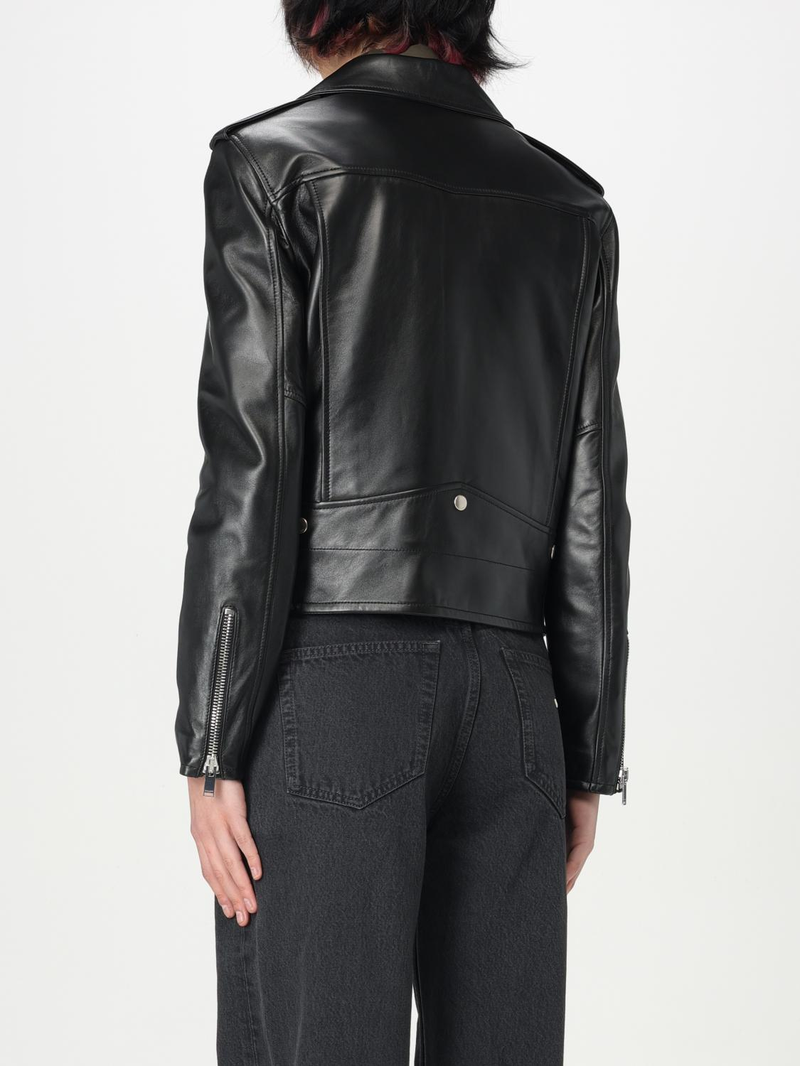 [Saint Laurent] Leather Jacket FW25 481862Y5YA2 1000