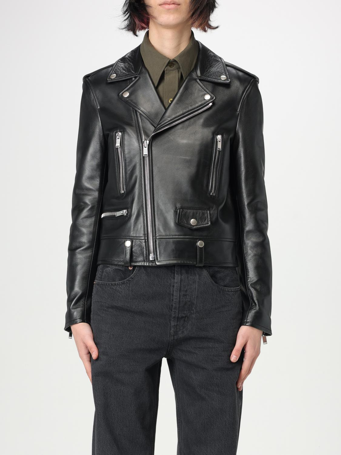 [Saint Laurent] Leather Jacket FW25 481862Y5YA2 1000