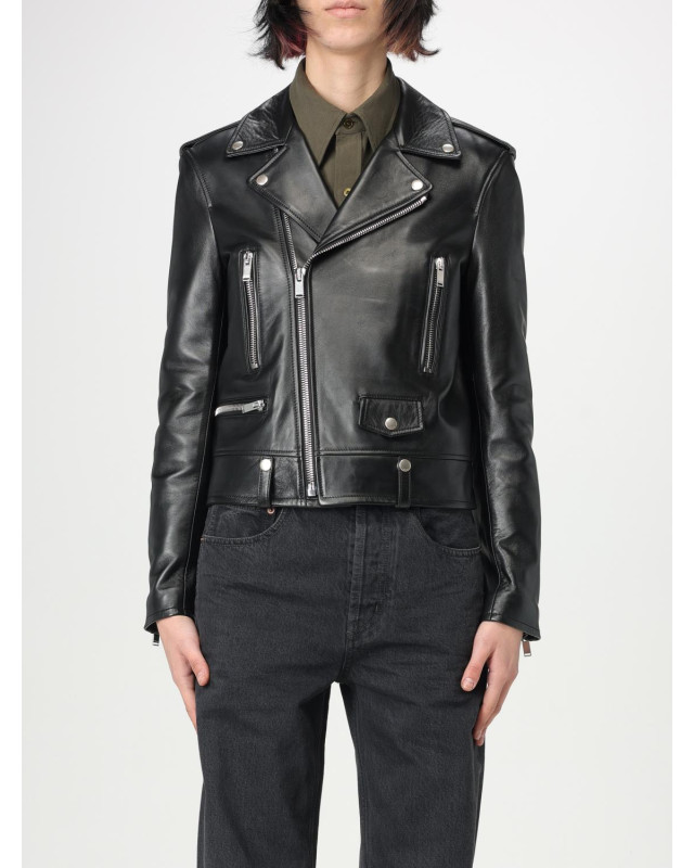 [Saint Laurent] Leather Jacket FW25 481862Y5YA2 1000