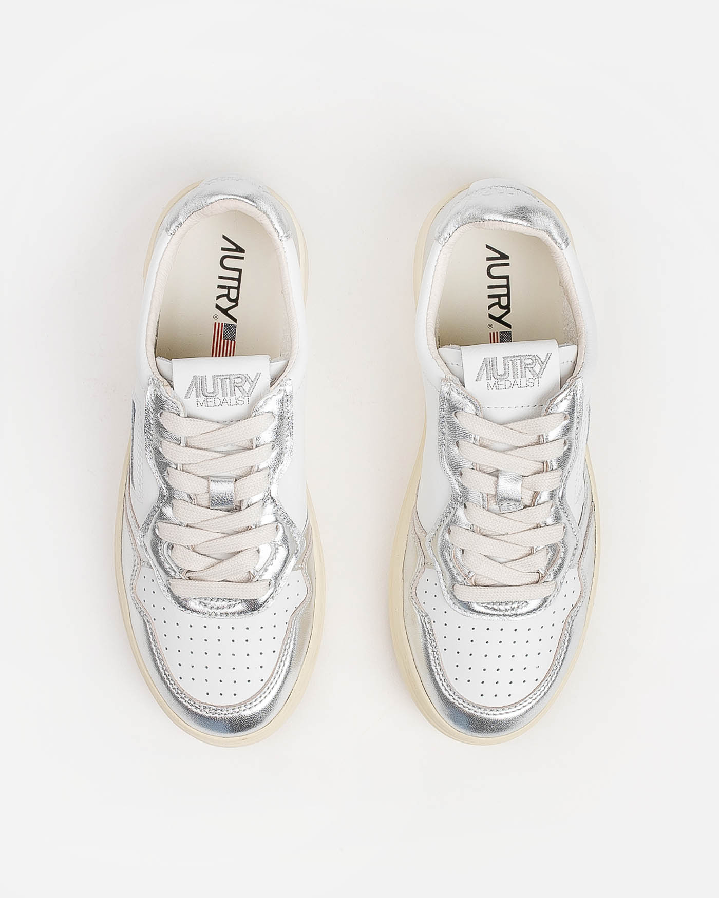 [AUTRY] Sneakers FW25 AULW WB18WHITE/SILVER