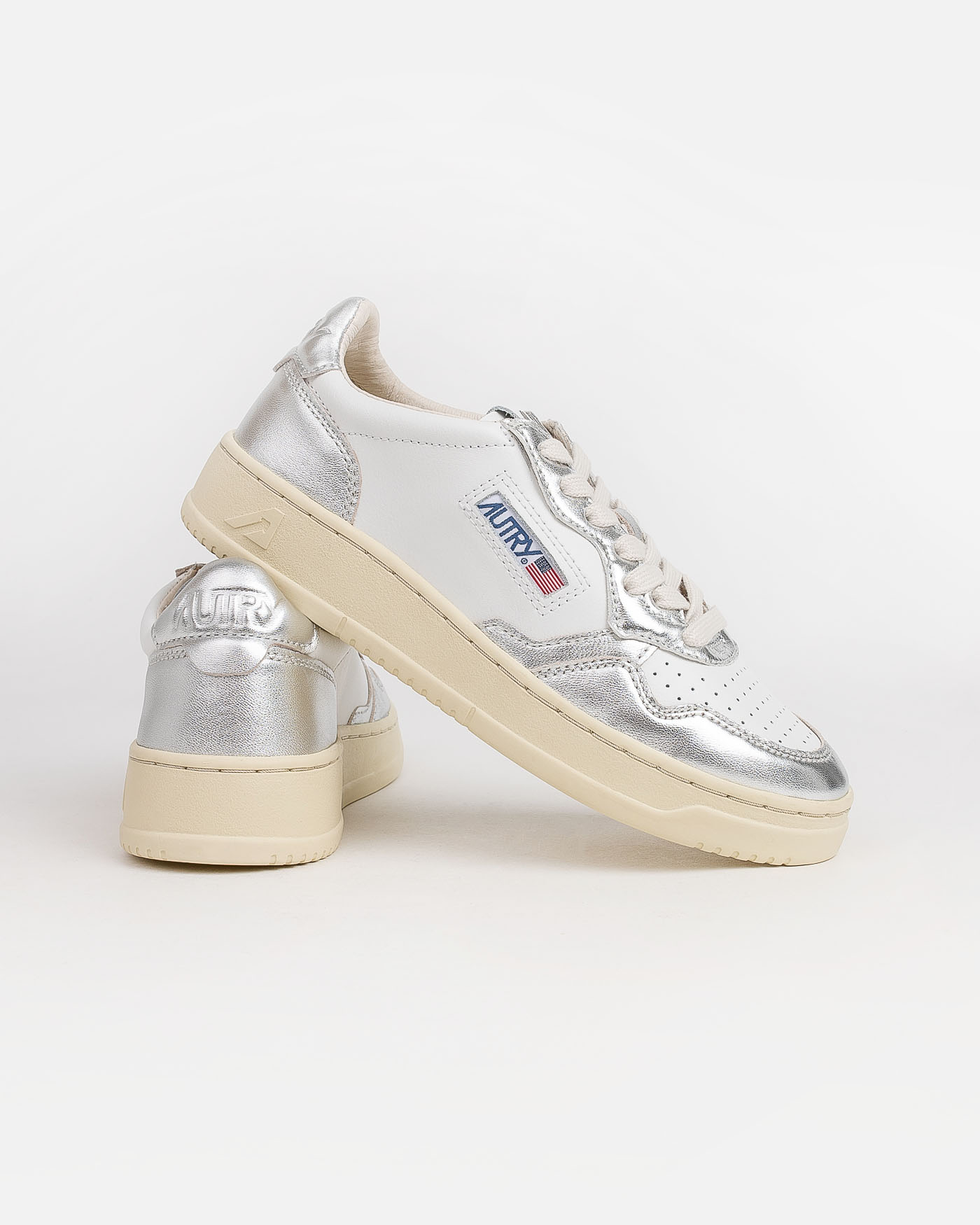 [AUTRY] Sneakers FW25 AULW WB18WHITE/SILVER