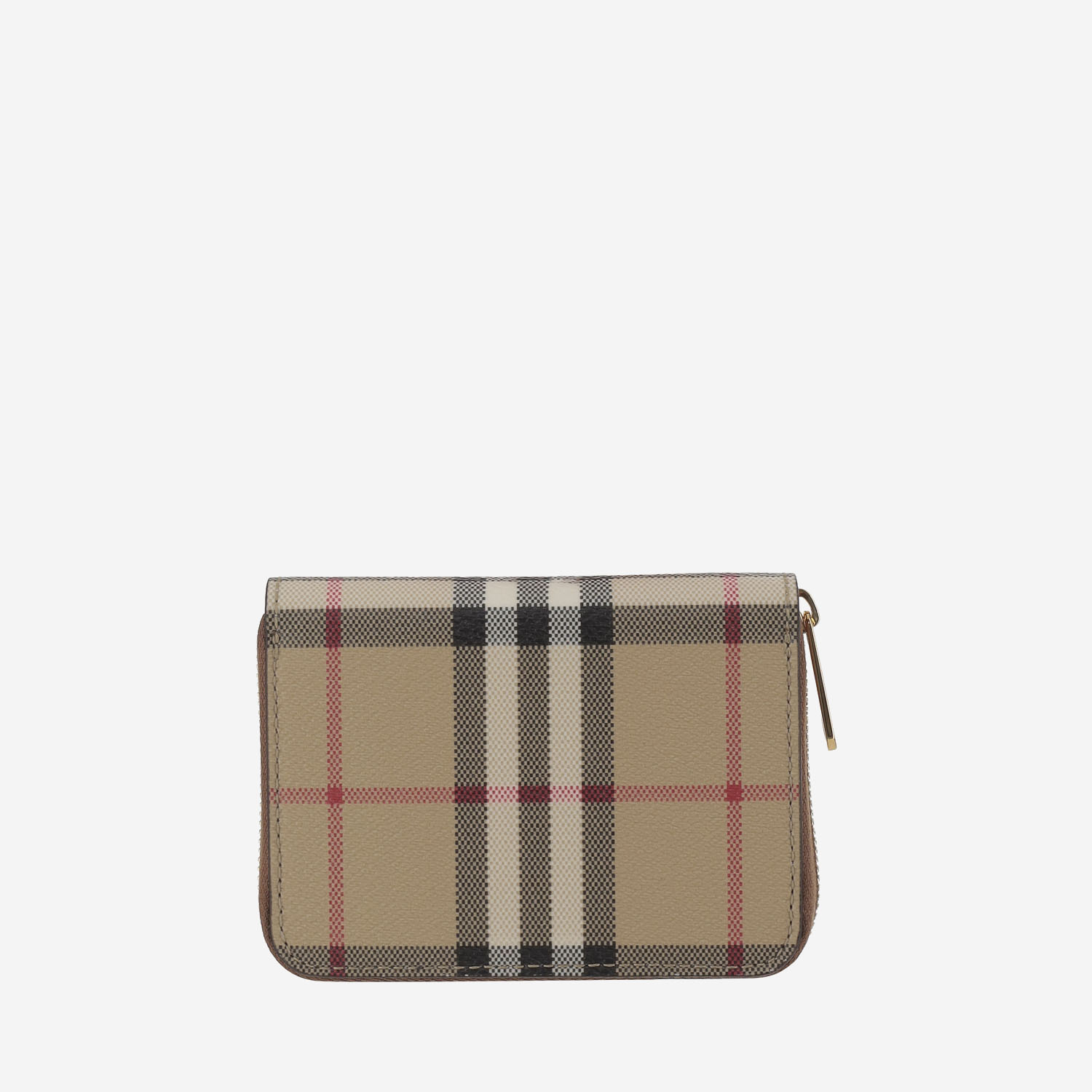 [Burberry] Wallet FW25 8109810VNTG CHK/BRIAR BROWN