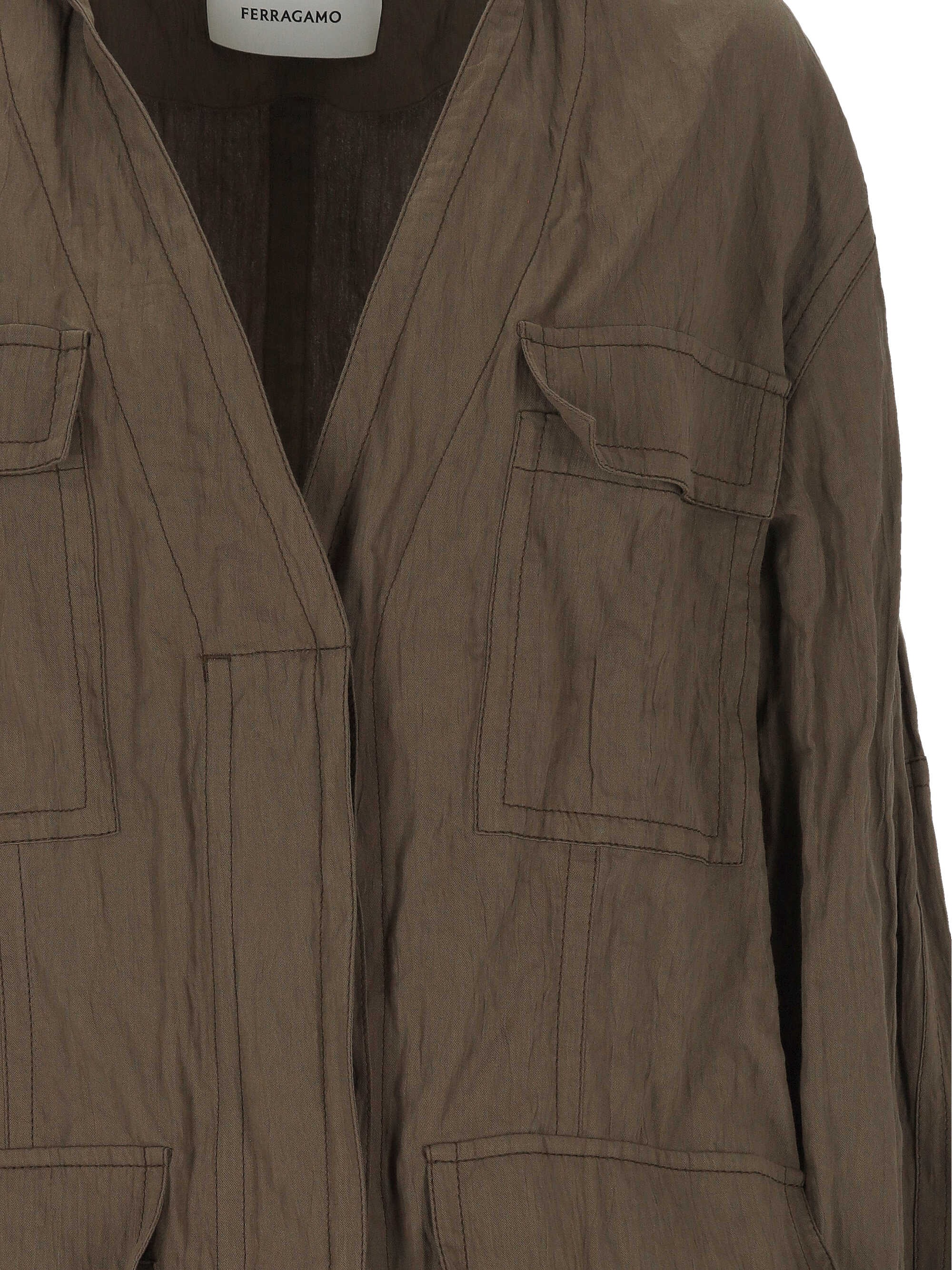 [Salvatore Ferragamo] Midi skirt SS25 13G998782567