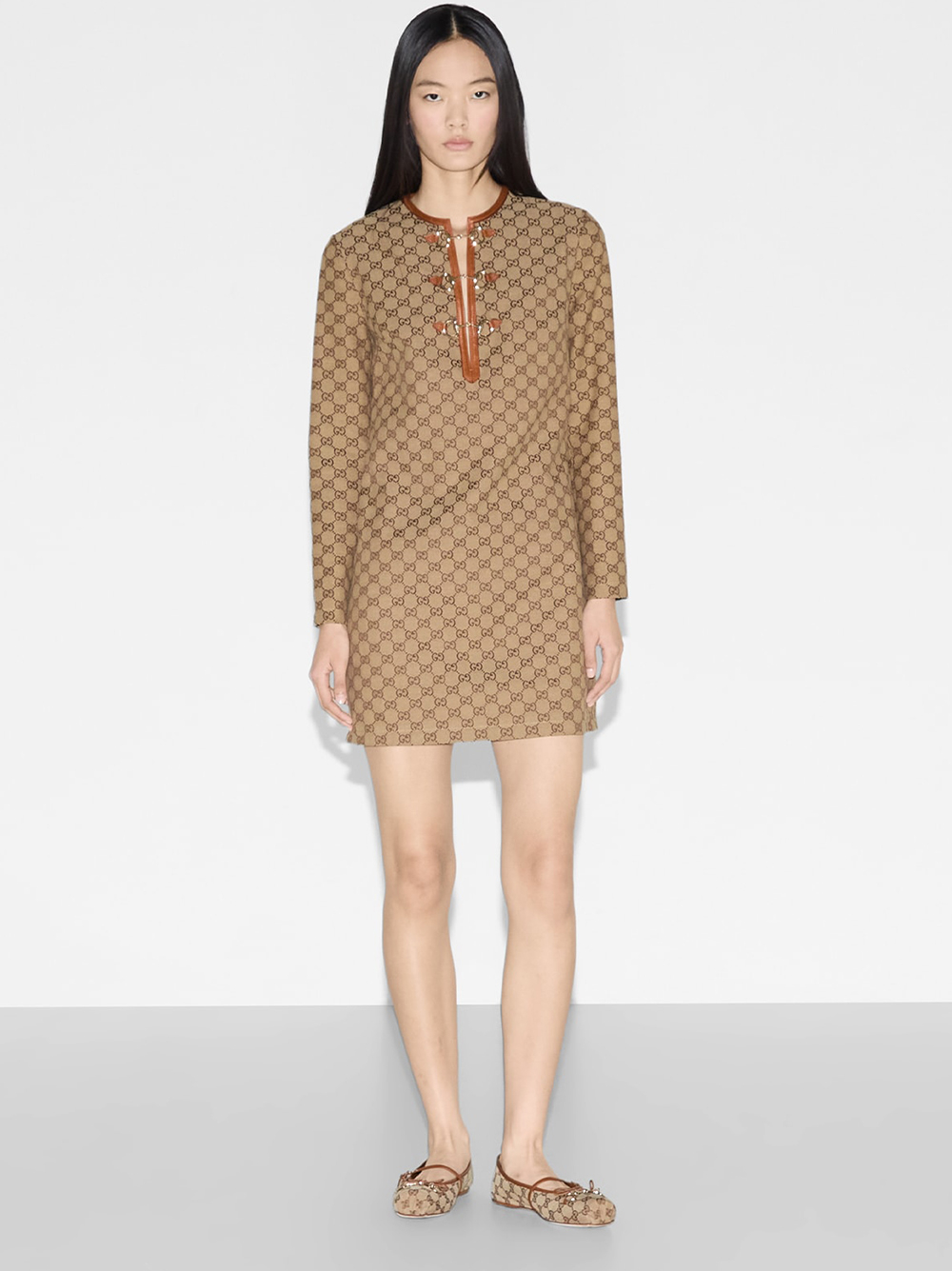 [Gucci] Long sleeve dress SS25 820404Z8BZA2190