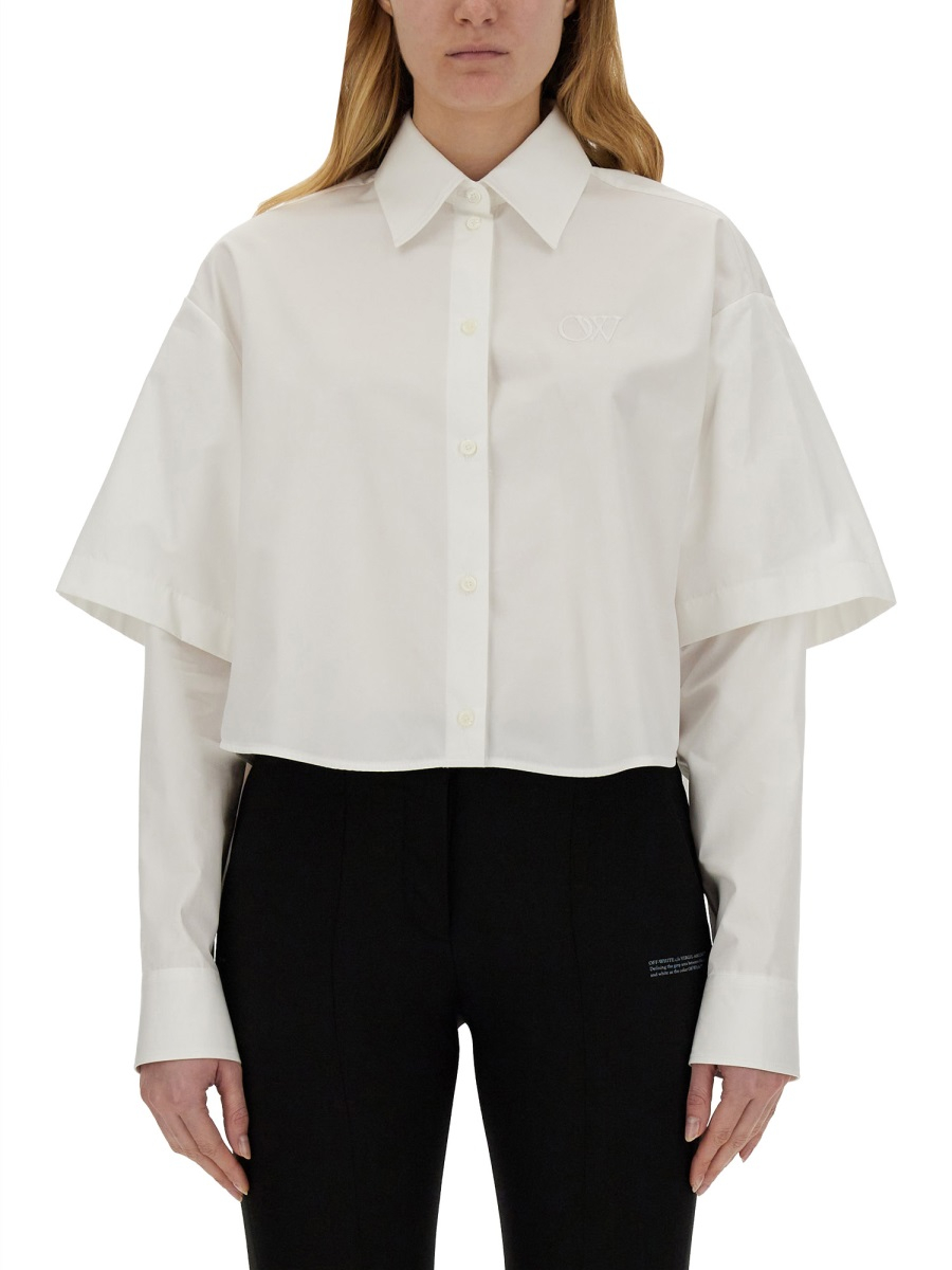 [Off White] Shirts Long Sleeve SS24 OWGE022S24_FAB0030101