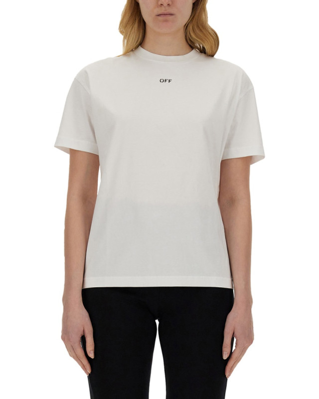 [Off White] T-shirts Short Sleeve SS24 OWAA089S24_JER0090101
