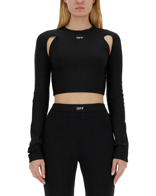 [Off White] T-shirts Long Sleeve SS24 OWAD211C99_JER0011001