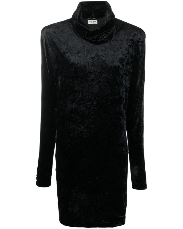 [Saint Laurent] Long sleeve dress FW22 718581Y5F611000
