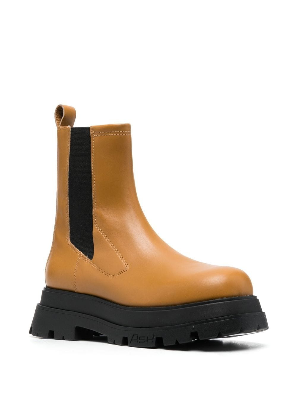 [ASH] Ankle Boots FW22 ELITE02COMBOBMUSTANGGOLDENBROWN