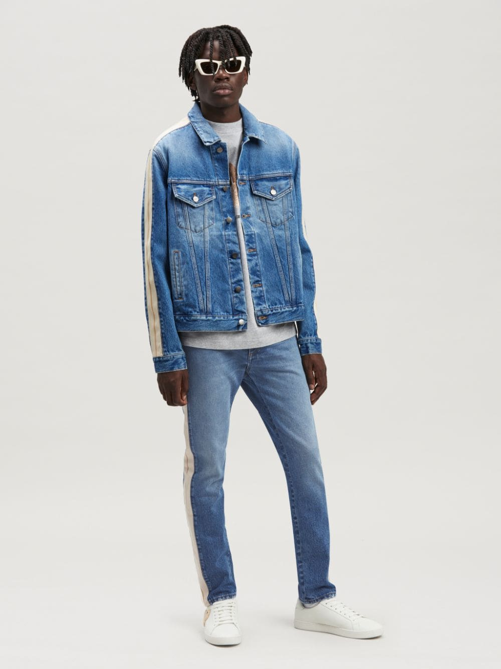 [Palm Angels] Jeans FW22 PMYA028C99DEN0014001