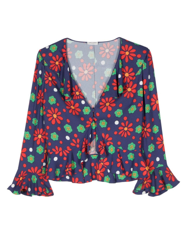 [Saint Laurent] Blouse SS22 681875Y5E544368