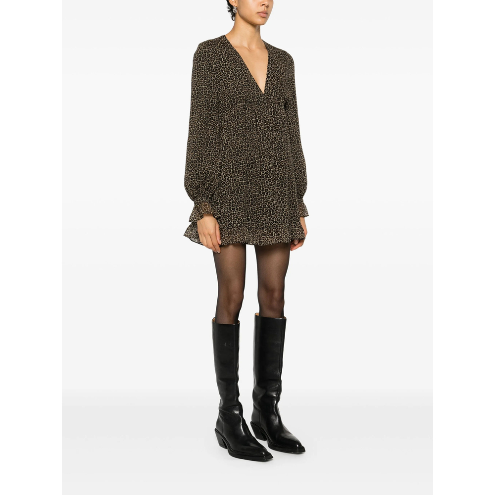 [Saint Laurent] Long sleeve dress SS22 682087 Y871T 9665