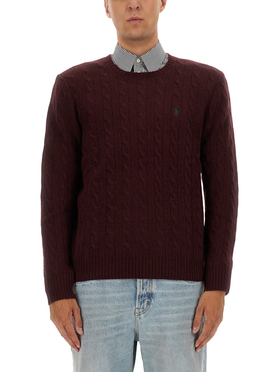 [Polo Ralph Lauren] Knitwear FW25 710876762_011AGEDWINEHEATHER