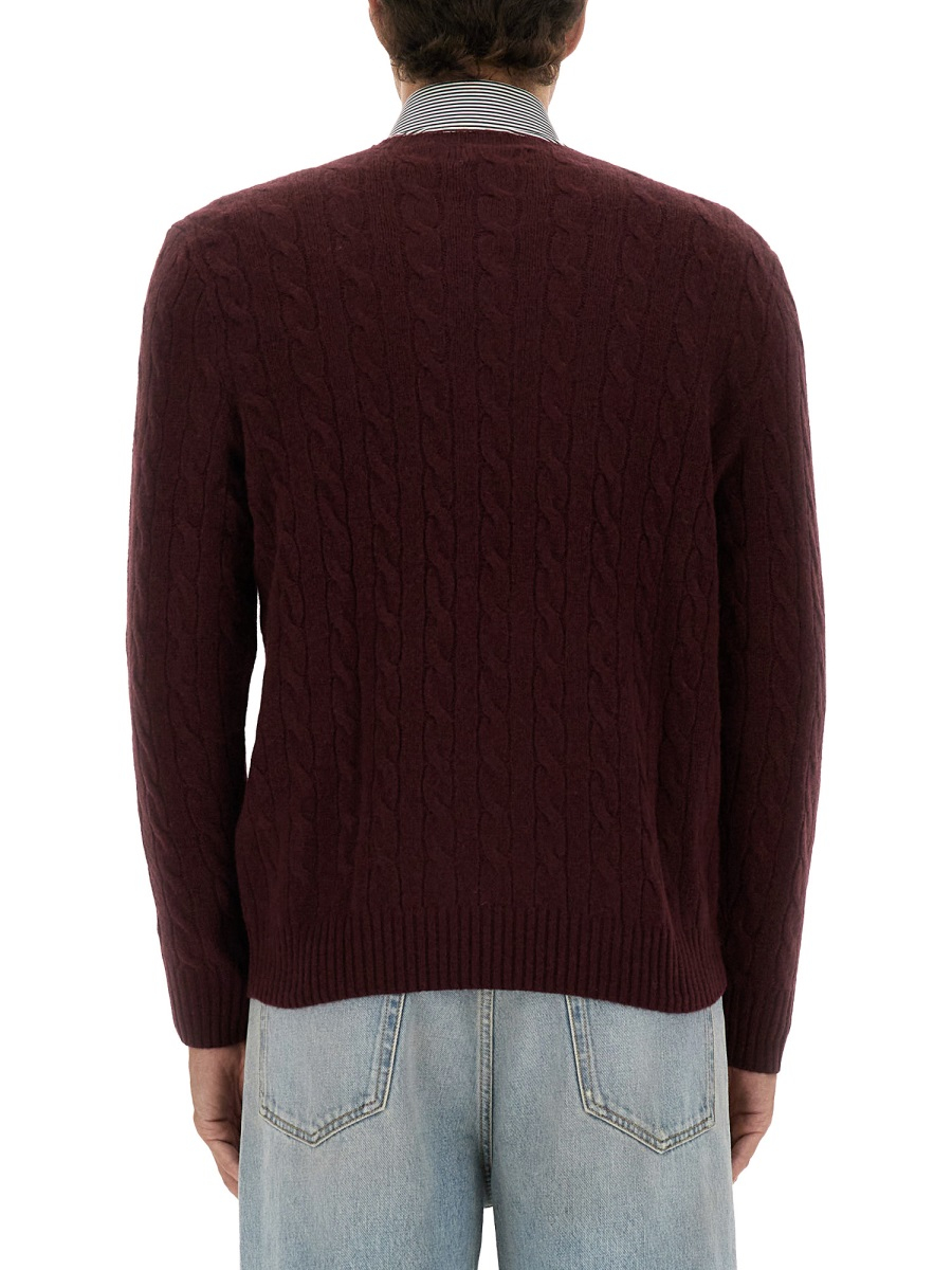 [Polo Ralph Lauren] Knitwear FW25 710876762_011AGEDWINEHEATHER