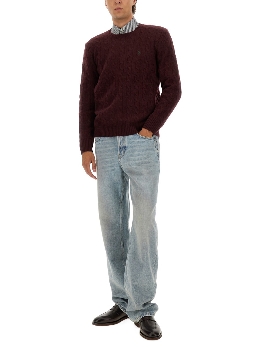 [Polo Ralph Lauren] Knitwear FW25 710876762_011AGEDWINEHEATHER