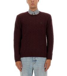 [Polo Ralph Lauren] Knitwear FW25 710876762_011AGEDWINEHEATHER