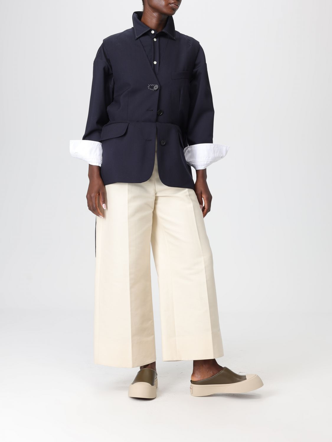 [Marni] Pants FW25 PAMA0476A1TCX28 00W06