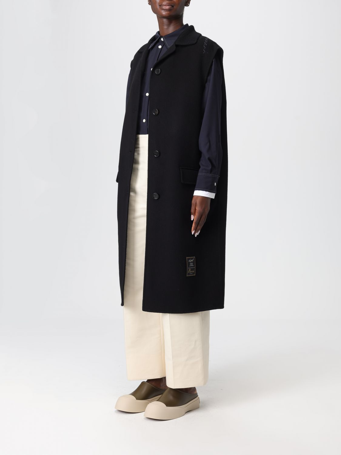 [Marni] Coat FW25 GLMA0098KSUTWA21 00N99