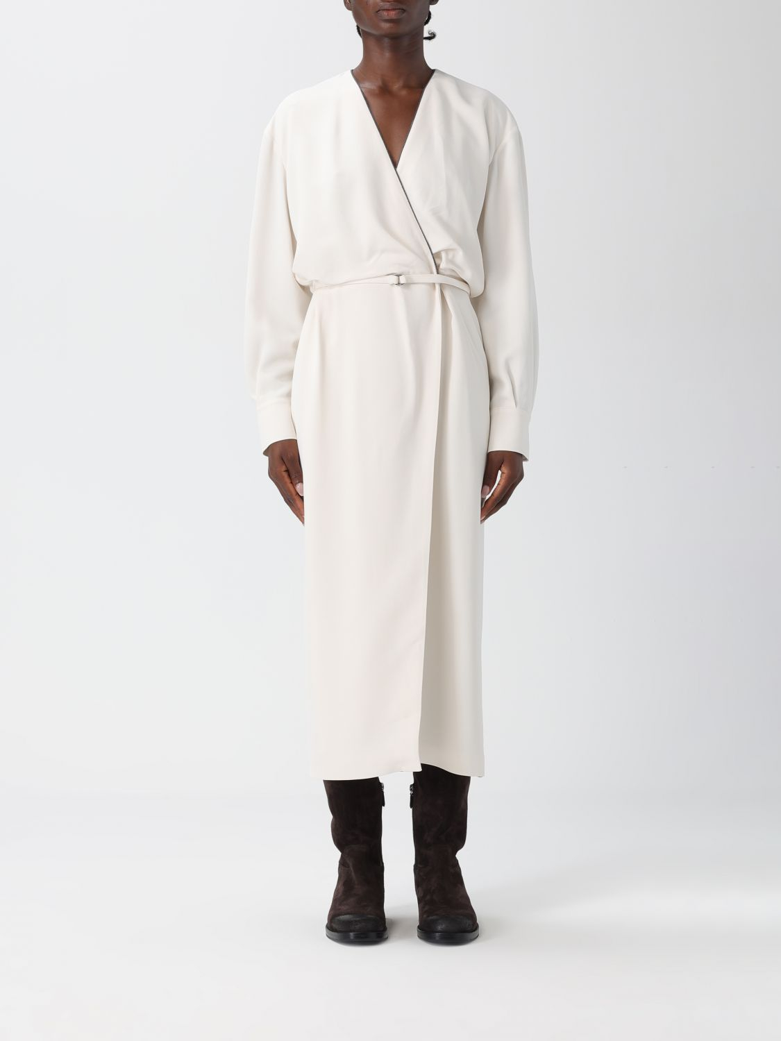 [Brunello Cucinelli] Long sleeve dress FW25 MA029A5415 C7936