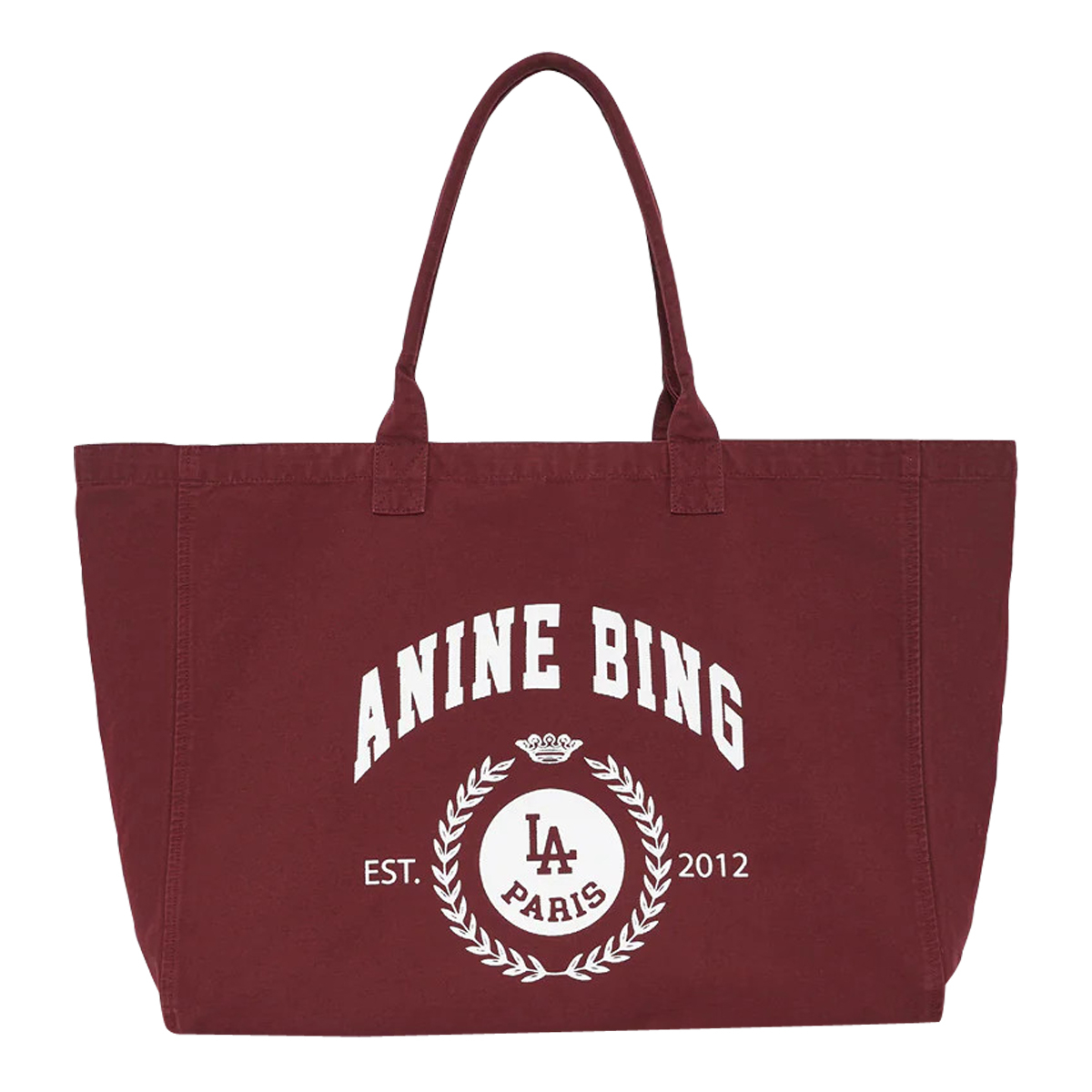 [Anine Bing] Tote bag FW26 A1312763BGN28BURGUNDY