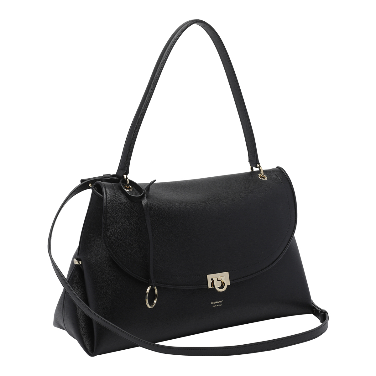 [Salvatore Ferragamo] Shoulder bag FW26 79625021A866NERO/TESTA DI MORO