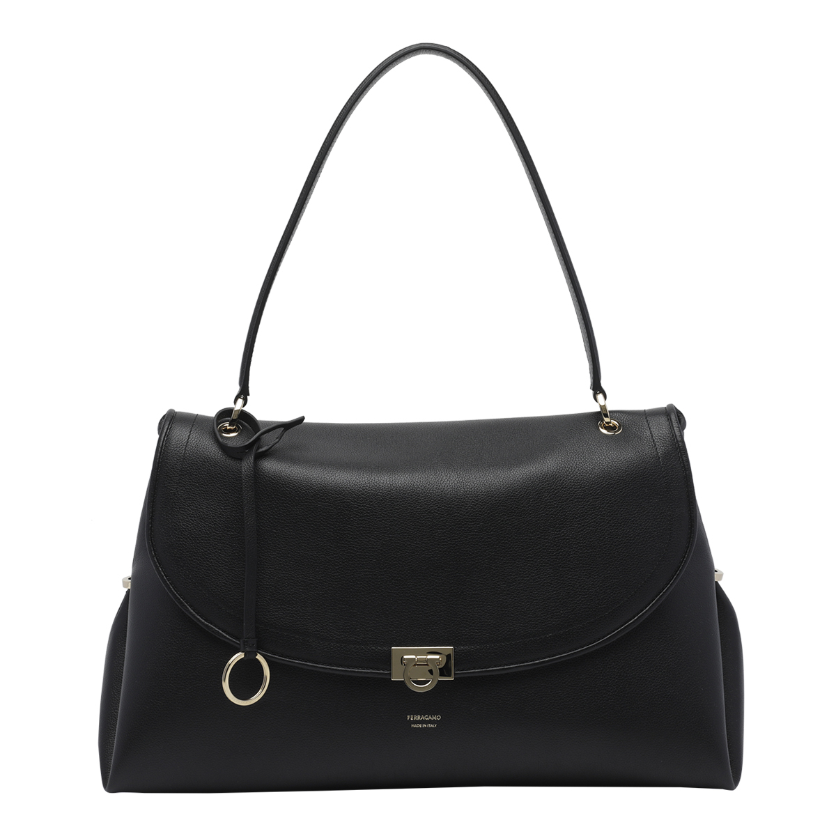 [Salvatore Ferragamo] Shoulder bag FW26 79625021A866NERO/TESTA DI MORO