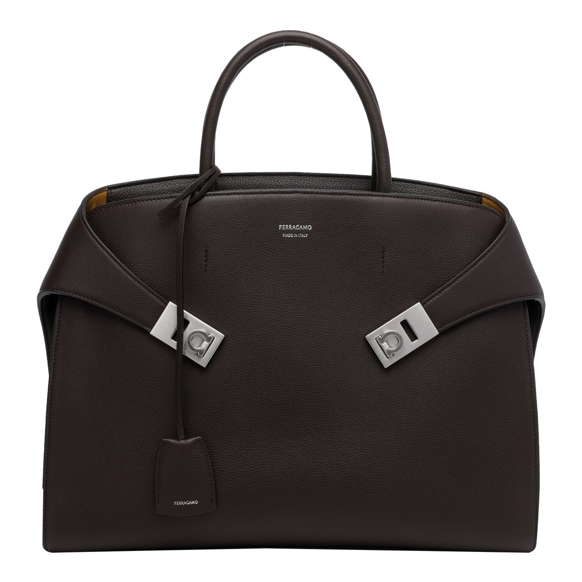 [Salvatore Ferragamo] Bag FW26 779074241683TESTA DI MORO