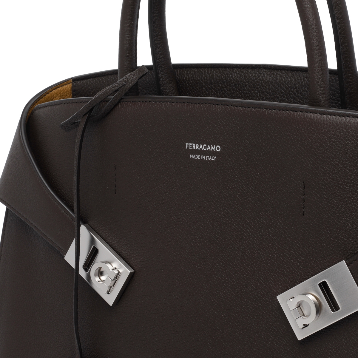 [Salvatore Ferragamo] Bag FW26 779074241683TESTA DI MORO