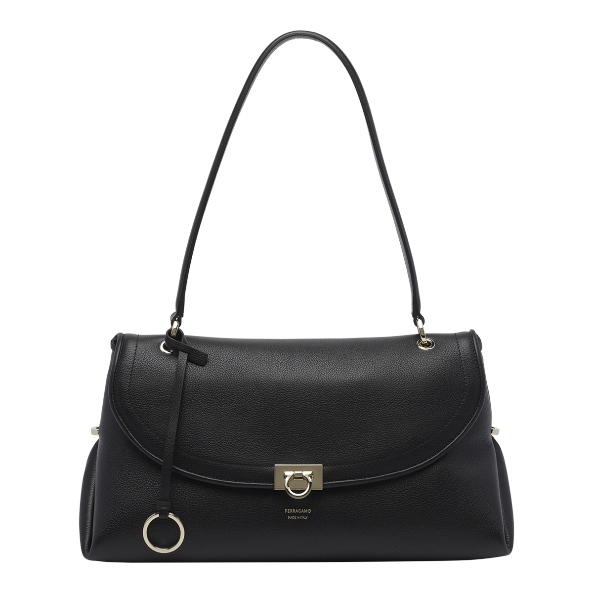 [Salvatore Ferragamo] Shoulder bag FW26 79624721A869NERO/TESTA DI MORO