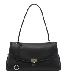 [Salvatore Ferragamo] Shoulder bag FW26 79624721A869NERO/TESTA DI MORO