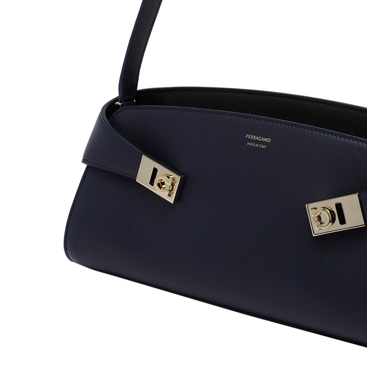 [Salvatore Ferragamo] Bag FW26 79850321A712NEW NAVY/TESTA DI MORO