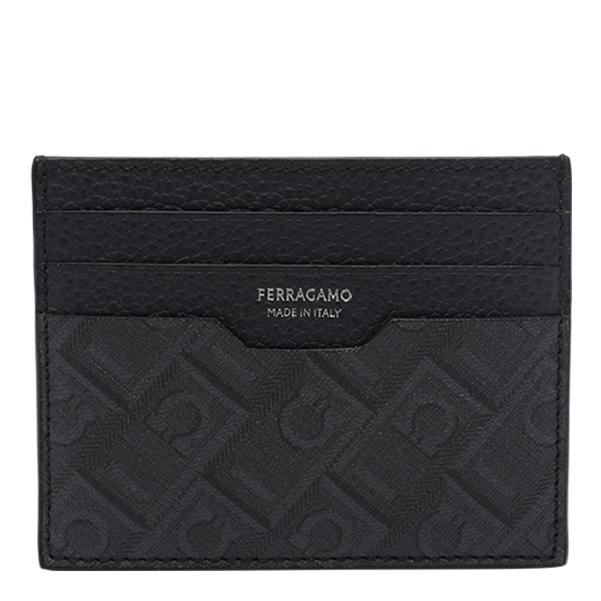 [Salvatore Ferragamo] Clutch bag FW26 780321661583NERO/GRIGIO