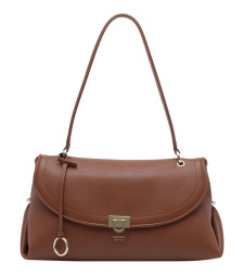[Salvatore Ferragamo] Shoulder bag FW26 79652021A869COGNAC/TESTA DI MORO