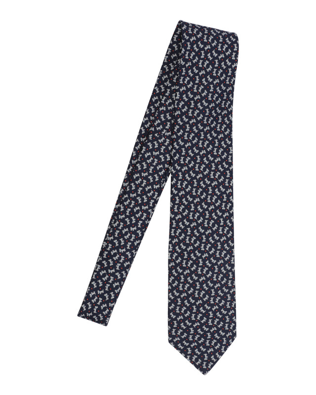 [Salvatore Ferragamo] Tie FW26 794614351449NAVY