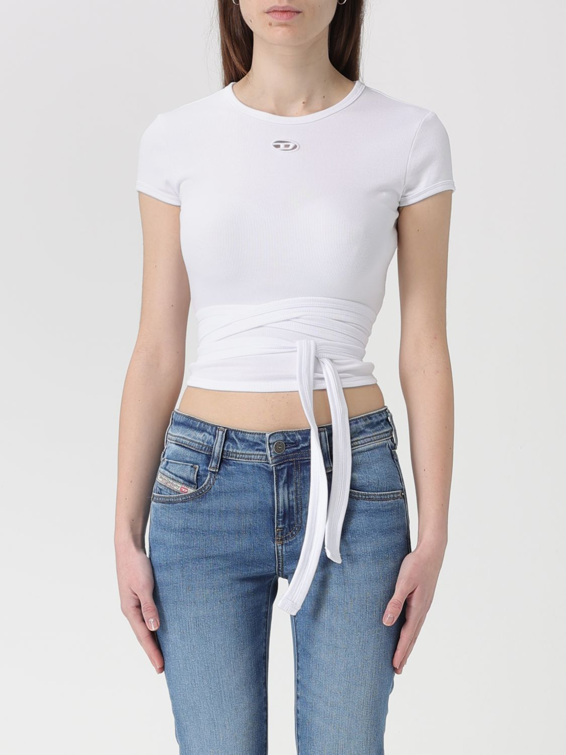 [Diesel] T-shirts Short Sleeve SS26 A211970EJAI 100