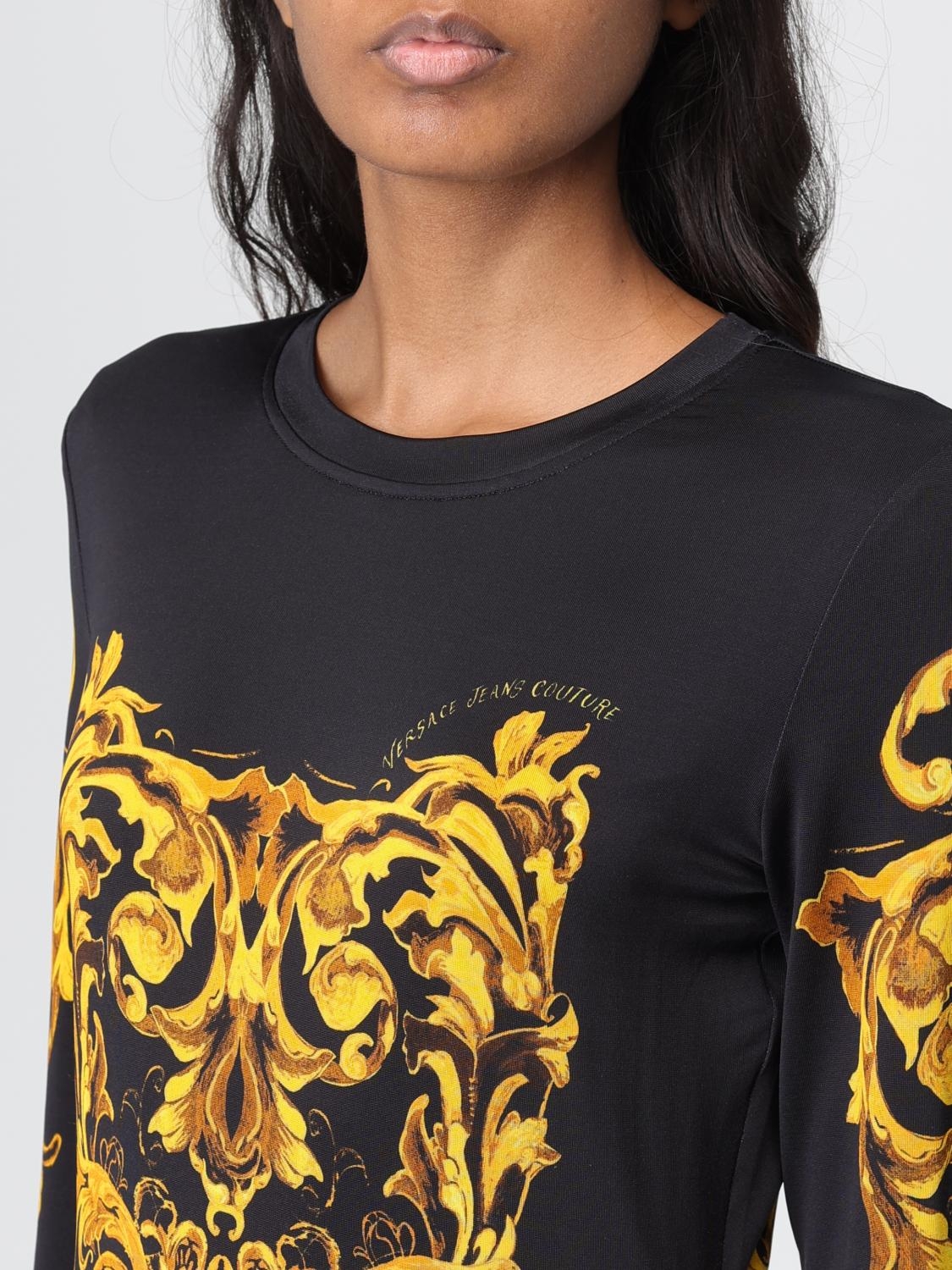 [VERSACE JEANS COUTURE] Long sleeve dress FW25 79HAO9P0JS524 G89