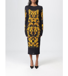 [VERSACE JEANS COUTURE] Long sleeve dress FW25 79HAO9P0JS524 G89