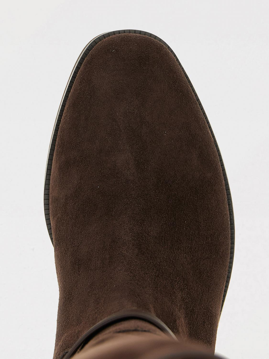 [Jimmy Choo] Long Boots FW25 LAWTONKBFLATALR CHOCOLATE